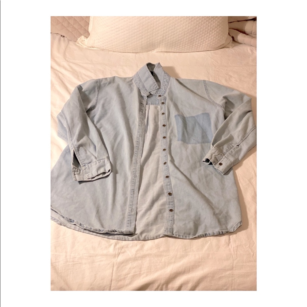 Oversize Denim Button Up